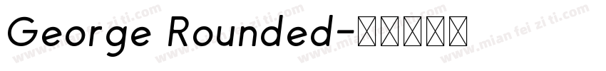 George Rounded字体转换